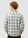 Grey Checkered Fleece Jacket
