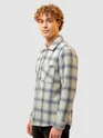 Grey Checkered Fleece Jacket
