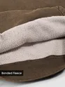 Brown Typography Acid Wash Hoodie