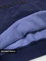 Indigo HD Print Acid Wash Hoodie