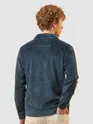 Dark Teal Contrast Zipper Jacket
