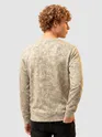 Beige Wash Effect Sweatshirt