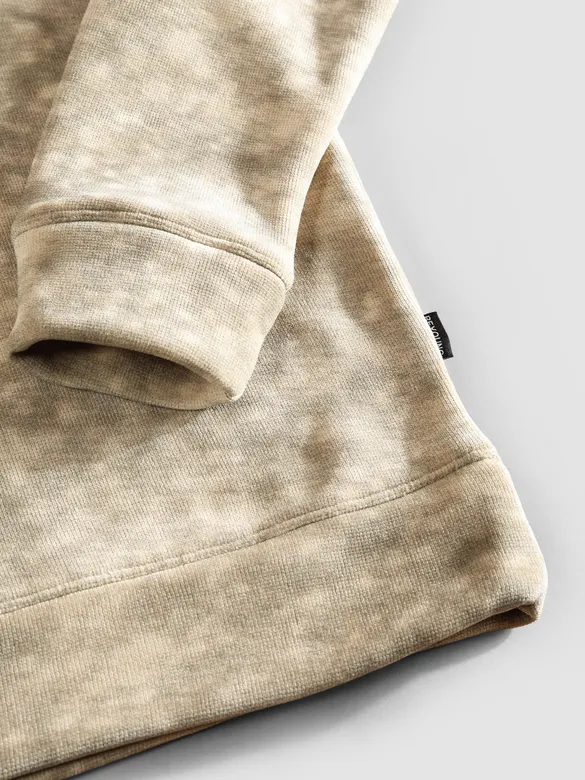 Beige Wash Effect Sweatshirt