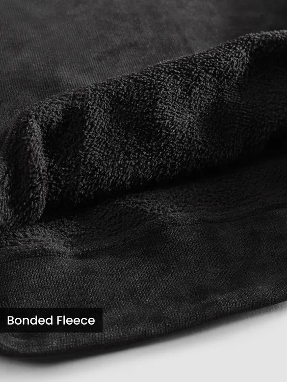 Black Wash Effect Sweatshirt