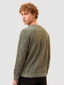 Olive Wash Effect Sweatshirt