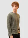 Olive Wash Effect Sweatshirt