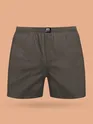 Plain Grizzle Gray Women Boxer