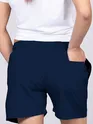 Plain Navy Blue Women Boxer