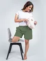 Plain Sage Green Women Boxer