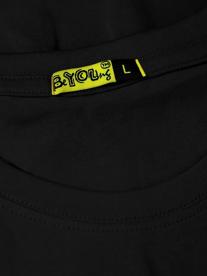 Black Womens Plain T-shirt