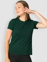 Bottle Green Womens Plain T-shirt