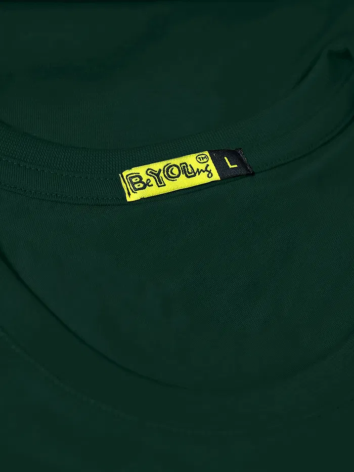 Bottle Green Womens Plain T-shirt
