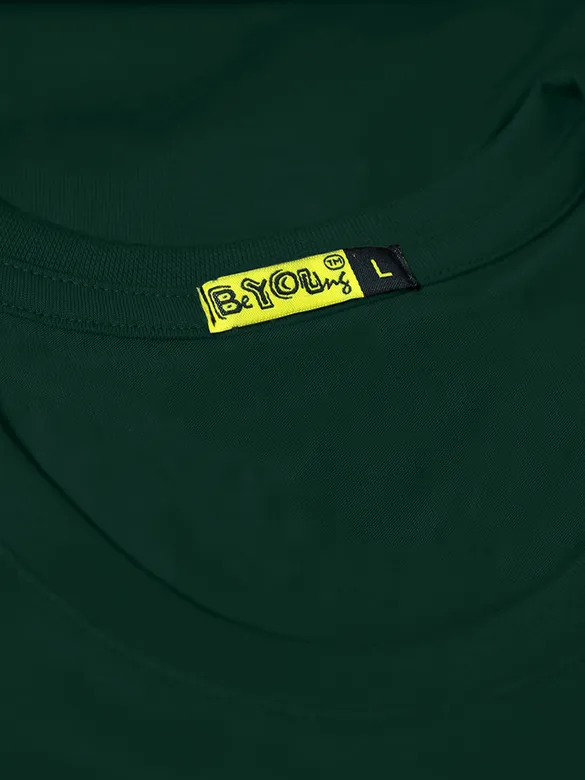 Bottle Green Womens Plain T-shirt
