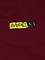 Burgundy Womens Plain T-Shirt