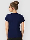 Navy Blue Womens Plain T-shirt