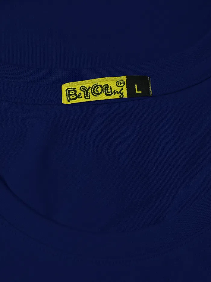 Navy Blue Womens Plain T-shirt