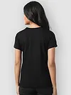 Pack Of 3 Womens Plain T-shirts Black Mustard And White