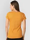 Pack Of 3 Womens Plain T-shirts Black Mustard And White