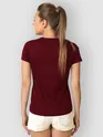 Pack Of 3 Womens Plain T-shirts Red Black And Burgundy