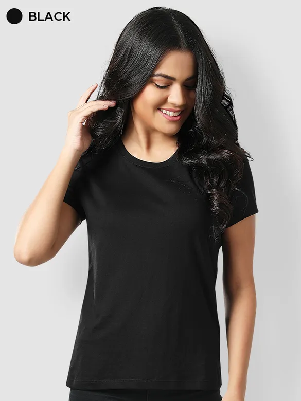 Pick Any 3- Womens Plain T-shirt Combo
