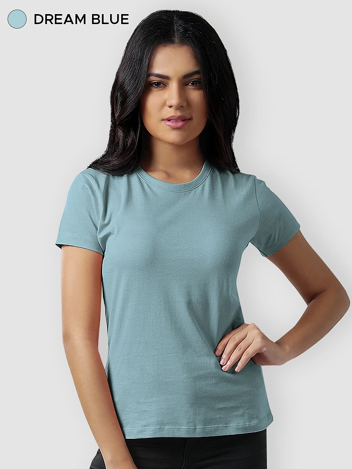 Pick Any 4- Womens Plain T-shirt Combo