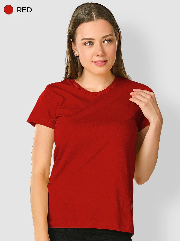 Pick Any 4- Womens Plain T-shirt Combo
