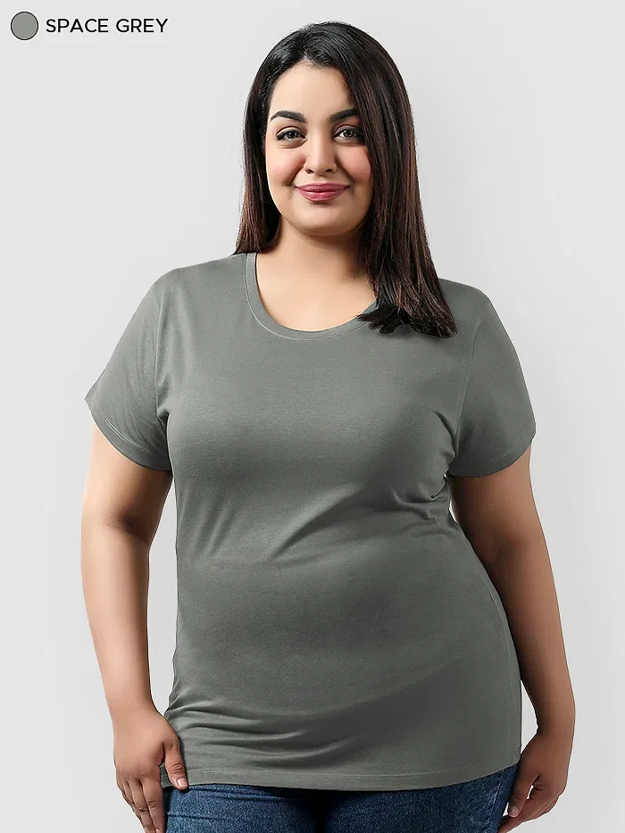 Pick Any 2- Womens Plus Size Plain T-shirt Combos
