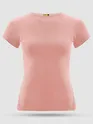 Rose Pink Womens Plain T-shirt