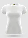 White Womens Plain T-Shirt