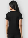 Womens Plain T-shirts Combo Black And White