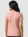 Womens Plain T-shirts Combo Burgundy And Rose Pink