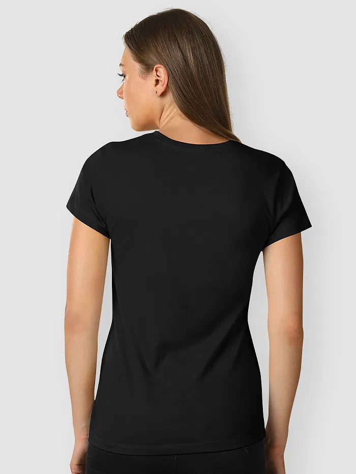Womens Plain T-shirts Combo Mustard And Black