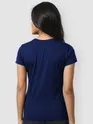 Womens Plain T-shirts Combo Navy Blue And Yellow