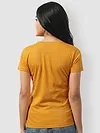 Womens Plain T-shirts Combo Red And Mustard