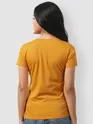 Womens Plain T-shirts Combo Red And Mustard