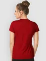 Womens Plain T-shirts Combo Red And Mustard