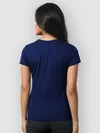 Womens Plain T-shirts Combo Red And Navy Blue