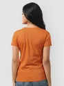 Womens Plain T-shirts Combo Vintage Orange And Bottle Green