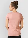 Womens Plain T-shirts Combo White And Rose Pink