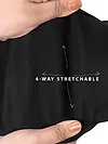 Solid Black Parallel Women Jeggings