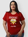 Adventure Awaits Women Plus Size T-shirt