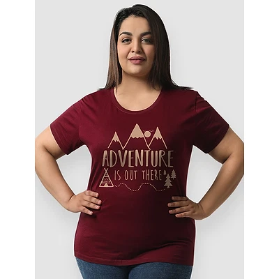 Adventure is Out There Women Plus Size T-shirt