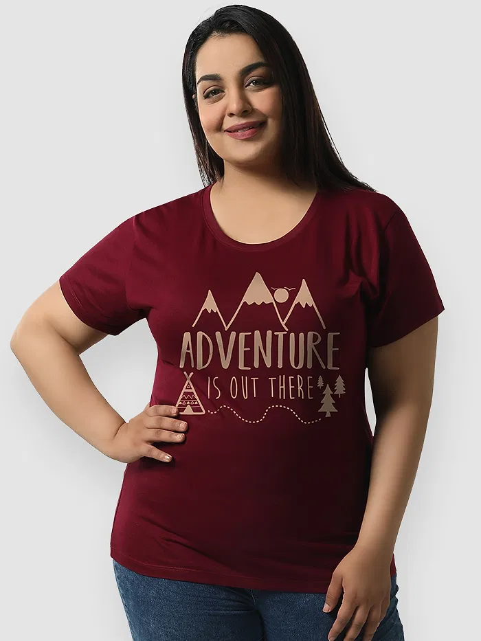 Adventure is Out There Women Plus Size T-shirt