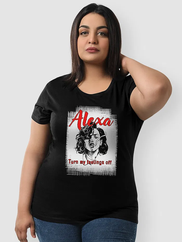 Alexa Women Plus Size T-shirt