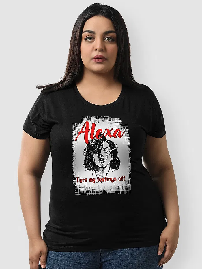 Alexa Women Plus Size T-shirt
