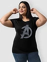 Avengers Logo Plus Size Women T-shirts