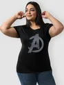 Avengers Logo Plus Size Women T-shirts