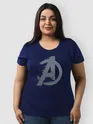 Avengers Logo Plus Size Women T-shirts