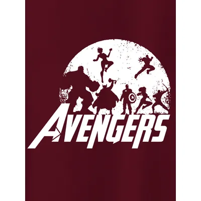 Avengers Silhouette Women Plus Size T-shirt