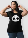 Cute Panda Women Plus Size T-shirt